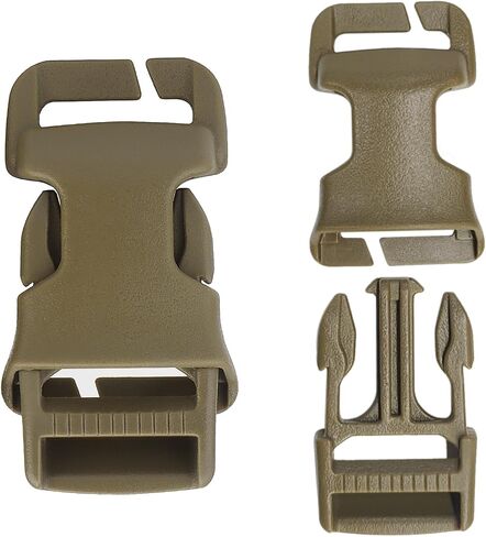 Qavctw 2x 1'' Buckle Quick Side Release Buckle for Tactical Vest Backpack Bag with 1in/2.5cm Webbing Straps in Kuwait