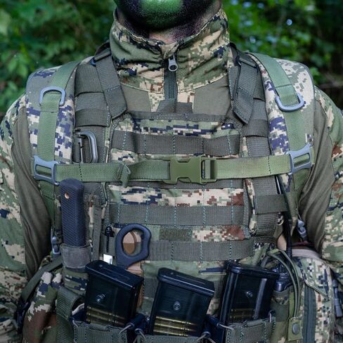 Qavctw 2x 1'' Buckle Quick Side Release Buckle for Tactical Vest Backpack Bag with 1in/2.5cm Webbing Straps in Kuwait