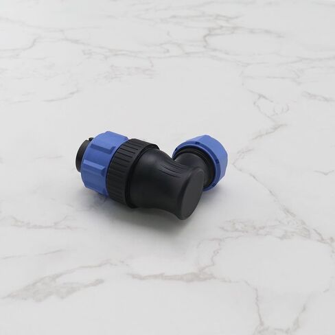 RV 2 Pin Aviation Circular Connector 12V 30A Power Compatible with Bluetti AC200MAX Waterproof IP68 Outdoor SP2111 2-Pin Aviation Circular Connector Right Angle in Saudi Arabia