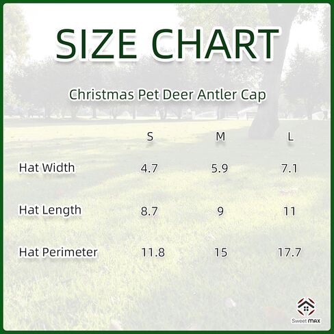 Christmas Hat Deer Antler Cap Cosplay Costumes for Small Medium Large Dogs Cats Small in Kuwait