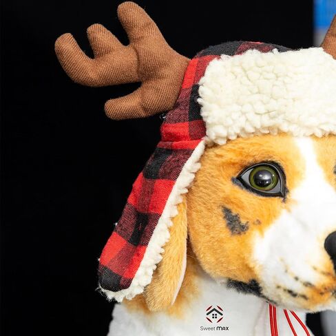 Christmas Hat Deer Antler Cap Cosplay Costumes for Small Medium Large Dogs Cats Small in Kuwait