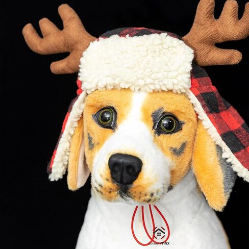 Christmas Hat Deer Antler Cap Cosplay Costumes for Small Medium Large Dogs Cats Small in Kuwait