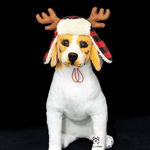 Christmas Hat Deer Antler Cap Cosplay Costumes for Small Medium Large Dogs Cats Small in Kuwait