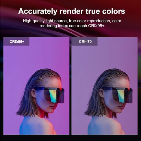 أضواء RGB، عصا إضاءة مغناطيسية محمولة 17 سم/6.69 بوصة 360 درجة لون كامل 21 مصباح فيديو LED، إضاءة تصوير فوتوغرافي CRI≥95 للتصوير الفوتوغرافي TikTok YouTube Vlog in Kuwait