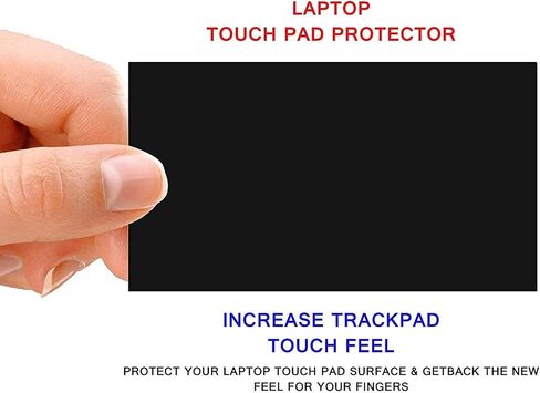 ® 2 Pack Trackpad Touch Pad Protector Cover Skin for HP 15 (15-dw4000) 15.6 inch Laptop Matte Finish Anti Fingerprint/Scratch Laptop Skin Accessories, Black in Saudi Arabia