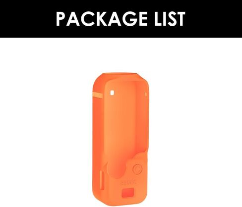 CAPART Silicone Sleeve Case for DJI OSMO Pocket 3, Protective Case Anti-Scrach Anti-Skid, Small Size Compatible Pocket 3 Only Without Handles (Black) in Saudi Arabia