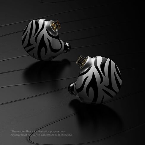 شاشة Linsoul TRN White Tiger داخل الأذن، سماعات أذن مزدوجة DD + غشاء مستو ثلاثي المحرك، سماعات أذن سلكية للألعاب مع ثلاث فوهات قابلة للفصل، كابل هجين مطلي بالفضة للموسيقي (بدون ميكروفون) in Saudi Arabia