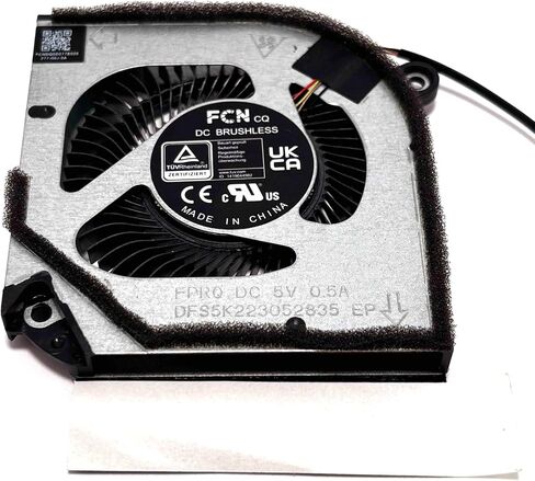 Bestparts New GPU Cooling Fan for (F1 Side) for ACER Predator Triton 300 SE (PT316-51S), P/N: 23.QGHN7.002 (F1 Side) in Saudi Arabia