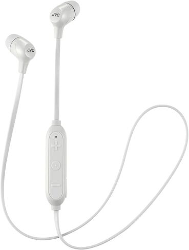 سماعات أذن لاسلكية JVC Marshmallow، اتصال بلوتوث، قطع أذن من إسفنج الذاكرة لملاءمة آمنة - HAFX29BTW (أبيض) in Saudi Arabia