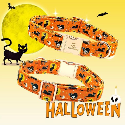 Lionheart glory Plaid Dog Collar Fall Halloween Dog Collars Bowtie Heavy Soft Adjustable Dog Collar for Small Dogs Collar Dog Bow Male/Female Dog Collar Pet Gift in Saudi Arabia