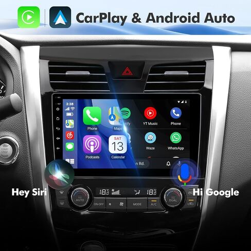 6+128GB 10.1-Inch IPS Touchscreen Android 12 Car Stereo for Nissan Altima 2013-2015 with Wireless CarPlay & Android Auto Car Radio, Support GPS, WiFi, Bluetooth, FM Radio, Backup Camera, SWC, Dual USB in Saudi Arabia