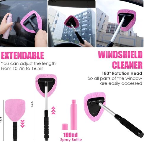 Viewsun 21PCS Car Cleaning Kit, Car Interior Detailing Kit with High Power Handheld Vacuum, Auto Detailing Drill Brush Set, Cleaning Gel, Complete Car Wash Kit Supplies for Deep Cleaning in Kuwait