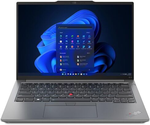 كمبيوتر محمول Lenovo ThinkPad E14 Gen 5 للمدرسة والأعمال بشاشة 14.0 بوصة IPS WUXGA (Intel i5-1335U، ذاكرة الوصول العشوائي 16 جيجابايت، 512 جيجابايت M.2 2242 SSD، بإضاءة خلفية KYB، بصمة الإصبع، Thunderbolt 4، Win11P) مع موسع منفذ USB DKZ in Saudi Arabia