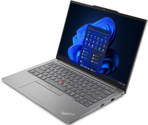 كمبيوتر محمول Lenovo ThinkPad E14 Gen 5 للمدرسة والأعمال بشاشة 14.0 بوصة IPS WUXGA (Intel i5-1335U، ذاكرة الوصول العشوائي 16 جيجابايت، 512 جيجابايت M.2 2242 SSD، بإضاءة خلفية KYB، بصمة الإصبع، Thunderbolt 4، Win11P) مع موسع منفذ USB DKZ in Saudi Arabia