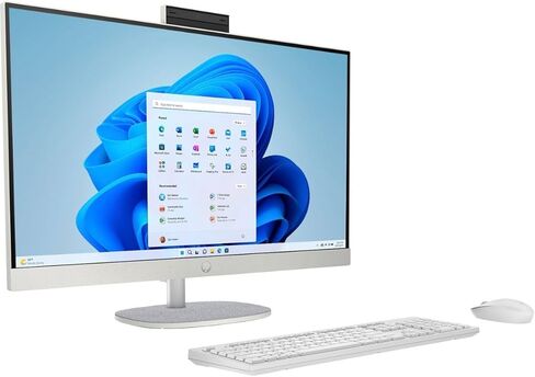HP 27 الكل في واحد للمدارس والأعمال الكل في واحد (Intel Core Ultra 7 155U 12-Core، 32GB DDR5 5600MHz RAM، 8TB PCIe SSD، Intel Graphics، 27 بوصة 60 هرتز Touch Win 11 Home) مع USB-C قفص الاتهام in Saudi Arabia