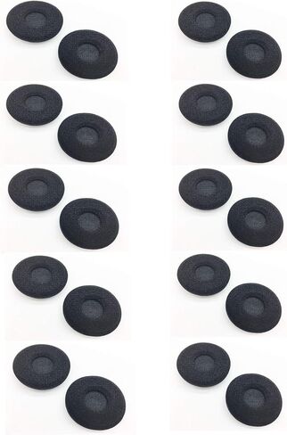 Reki EncorePro Headset Foam Covers | Replacement Ultra Soft Foam Cushion Compatible with Plantronics EncorePro HW510 HW510V HW510D HW520 HW520V HW520D HW515 HW525 202997-02 Headset (1 Pack) in Kuwait