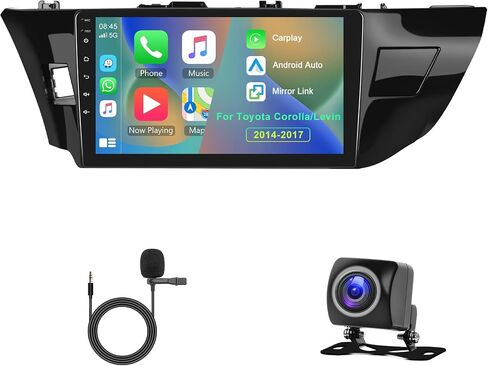 Hodozzy 2G 32G Android Car Stereo for Toyota Corolla/Levin 2014 2015 2016 2017 Wireless Carplay Android Auto Mirror Link,10 Inch Touch Screen Car Radio GPS Navigation Bluetooth WiFi FM RDS, Camera in Saudi Arabia