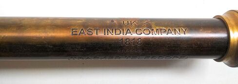 Rare Brass Telescope Spyglass - East India Company 1818 Tracker Vintage Pirate Spyglass Scope Antique Large Handstitched Leather Gift Box (BT-EIC17) in Saudi Arabia
