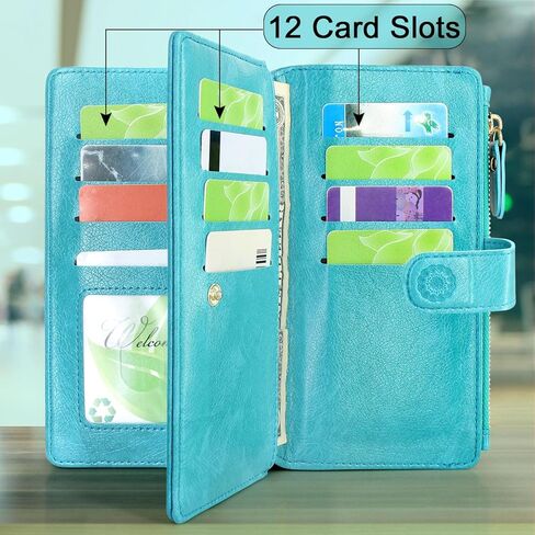 Harryshell Detachable Wallet Leather Case Compatible with Google Pixel 9/9 Pro 2024 Magnetic Phone Case Zipper with Cash Coin Pocket Multi Card Slots Holder Wrist Strap Lanyard (Flower Black) in Kuwait