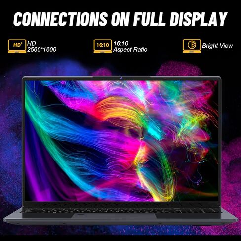 كمبيوتر محمول DERE مقاس 16 بوصة، كمبيوتر محمول معالج Core i9-11900h محدث لعام 2024، ذاكرة وصول عشوائي 32 جيجابايت، تخزين SSD 1 تيرابايت، Win11، كمبيوتر محمول بشاشة 2.5K FHD، لوحة مفاتيح بإضاءة خلفية، WiFi6، BT5.0، HDMI، النوع C، رائع للأعمال، فضي in Saudi Arabia