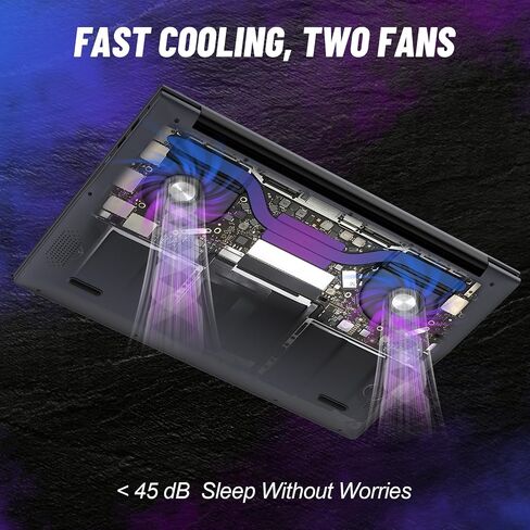 كمبيوتر محمول DERE مقاس 16 بوصة، كمبيوتر محمول معالج Core i9-11900h محدث لعام 2024، ذاكرة وصول عشوائي 32 جيجابايت، تخزين SSD 1 تيرابايت، Win11، كمبيوتر محمول بشاشة 2.5K FHD، لوحة مفاتيح بإضاءة خلفية، WiFi6، BT5.0، HDMI، النوع C، رائع للأعمال، فضي in Saudi Arabia