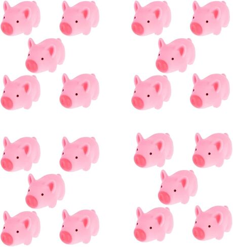TOYANDONA 20 قطعة لعبة كلب خنزير صغير يصدر صوتًا لعبة خنزير خنزير مطاطي لعبة كلب خنزير لعبة خنزير in Saudi Arabia