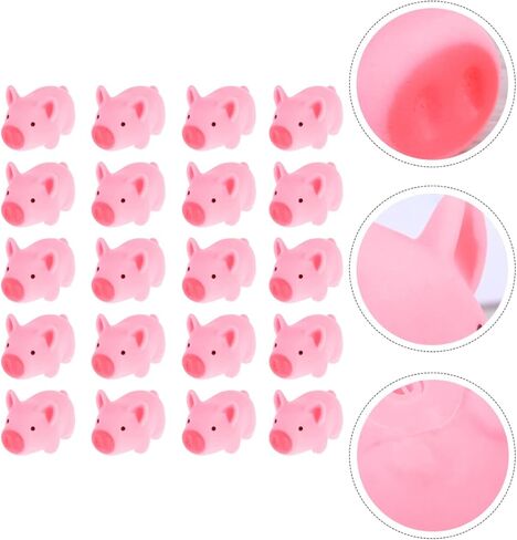 TOYANDONA 20 قطعة لعبة كلب خنزير صغير يصدر صوتًا لعبة خنزير خنزير مطاطي لعبة كلب خنزير لعبة خنزير in Kuwait