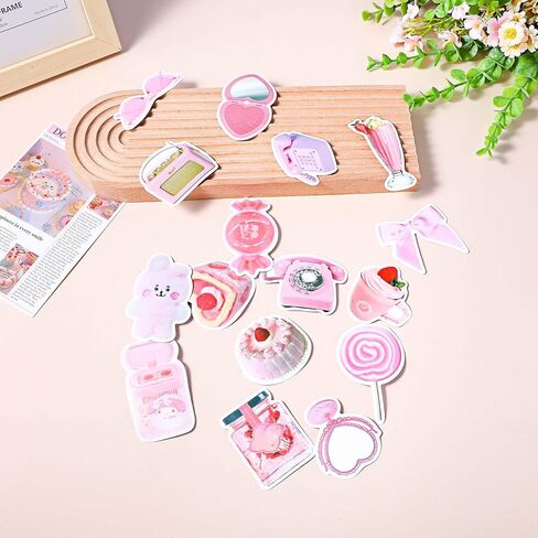 100Pcs Coquette Stickers Vintage Coquette Aesthetic Stickers Decal Cartoon Graffiti Sticker Vinyl Waterproof Stickers Pink Decal for Water Bottles Laptops Phone Guitar Coquette Room Decor Vintage in Saudi Arabia