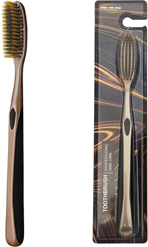 Huge Head Toothbrush Soft Toothbrush Large Long Head Whitening Teeth (Blue 1 PCS) in Saudi Arabia