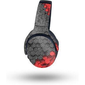 MightySkins Glossy Glitter Skin Compatible with Skullcandy Crusher ANC 2 - Two-Tone Hex | Protective, Durable High-Gloss Glitter Finish | Easy to Apply