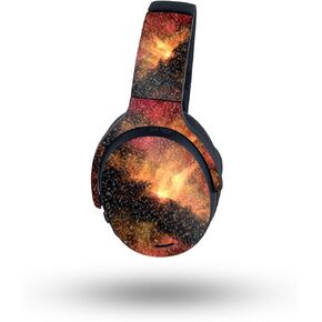 MightySkins Glossy Glitter Skin Compatible with Skullcandy Crusher ANC 2 - Spacial Overload | Protective, Durable High-Gloss Glitter Finish | Easy to Apply