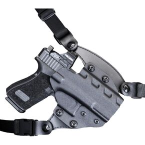 DeSantis Outdraw Chest Rig, Fits 17, 17 GEN 5, 19, 19 GEN 5, 19X, 22, 23, 31, 32, 45 with OR Without Reflex Sights, Optics-Compatible, Tension-Adjustable Chest Holster, Right-Hand Draw