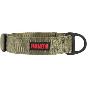 KONG Max HD Ultra Durable Neoprene Padded Dog Collar (XL, Green)