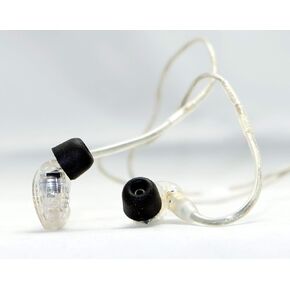 Dekoni Audio Moldable Foam Ear Tips Premium Memory Foam Isolation Earphone Tips - 3mm Medium Black (ETZ-Gemini-MED)