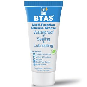 Waterproof Food Grade Silicone Lubricant Plumber Grease for Valve Sealant Faucet O Rings 1 oz 2 Pcs