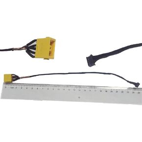 DC-in Jack for Ideapad Yoga 13 11201285 145500057 145500058 Yoga 13 20175 Yoga13 Touch 13-5934 13-5935 145500046, DC Power Jack Harness Port Connector Socket with Wire Cable.