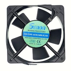 for SEADA SA1225A1 110/120V 50/60Hz 0.14A 12025 Size:120×120×25mm 2-Wire Axial Fan Cooling Fan.
