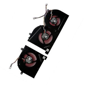 CPU+GPU Cooling Fan for MSI GS63 GS63VR 6RF 6RF-001US 7RF 7RF-212UK GS73 GS73VR 6RF 6RF-005CA 7RF 7RE-004CN 7RG 7RG-026RU 7RG-039NL MS-16K2 MS-17B MS-17B1 BS5005HS-U2F1 BS5005HS-U2L1