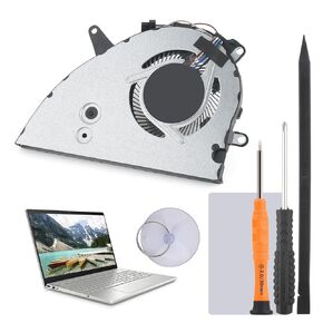 Replacement CPU Cooling Fan for HP Pavilion 15-cs 15-cw Series 15-cs3153cl 15-cs0085cl 15-cw1063wm 15-cs0053cl 15-cs0051wm 15-cs0079nr 15-cs0021na HP New Laptop CPU Cooling Fan with Repair Tools