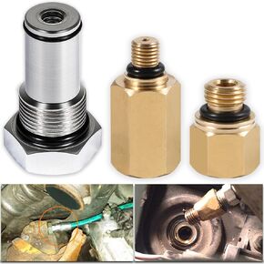 Bonbo 6.0 High Pressure Oil Pump IPR Valve Air Test Fitting Tool & Oil Rail Adapters Leak Test Kit for Ford 6.0L Powerstroke Diesel Engine