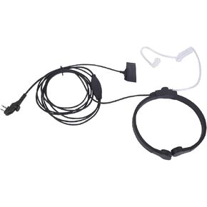 Light Weight Throat Mic Headset for HYT Hytera BD502i BD552i BD612i PD402i PD482i PD502i PD562i TC508 BD500 TD500 TD560 PD530 PD506 PD560 PD415 BD502 BD 502i 402i(Wired,Black)