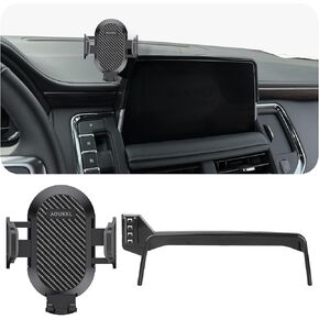 Car Phone Holder Fits for Chevrolet Suburban 2021-2024/Chevy Tahoe 2021-2024 Accessories(Only fit for 10.2-Inch Screen),Thick Cases Friendly,Cell Phone Mount for 4.7-7 in Phones