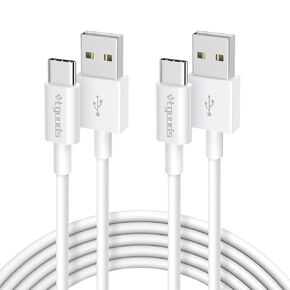 etguuds USB C Cable 3.3ft for iPhone 16 15 Pro Max/Pro/Plus, 2-Pack USB to USB C Cable 3A Fast Charging Type C Charger Cord for Samsung Galaxy S24 S23 S22 S20 S21 S10 S9 Flip 6 5, Moto G, Pixel