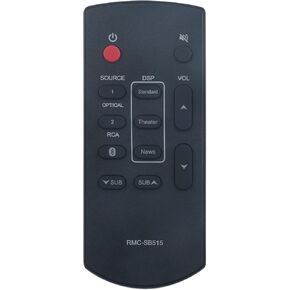RMC-SB515 RMCSB515 Replace Remote Control fit for Insignia 2.1-Channel Soundbar NS-SB515 NSSB515 NS SB515