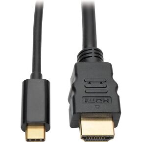 Tripp Lite USB C to HDMI Adapter Cable Converter UHD Ultra High Definition 4K x 2K @ 30Hz M/M Thunderbolt 3 Compatible, USB Type C, USB-C, USB Type-C 6ft 6' (U444-006-H)