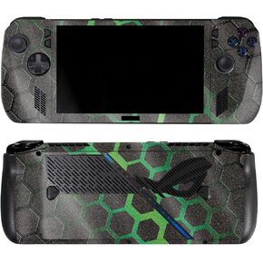 Glossy Glitter Skin Compatible with Asus ROG Ally X - Pink Zebra - Premium 3M Vinyl Protective Wrap Decal Cover - Easy to Apply | Crafted in The USA by MightySkins