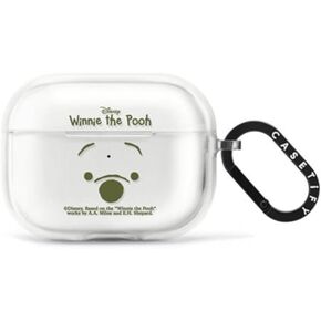 CASETiFY Airpods Pro (1st/2nd Gen) Impact Case with Ring - Bee Happy Pooh Earbuds Case - Clear