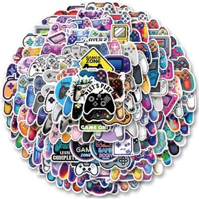200Pcs Video Game Stickers PEGTMVE for Laptop Water Bottle Luggage Cup Phone Tablet Flasks Bike Botebook Car,Halloween, Christmas, Party Stickers