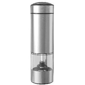 Electric Salt and Pepper Grinder Set with Charging Storage Base, Stainless Steel Automatic Pepper Mill, Rechargeable Salt and Pepper Shakers Refillable, Adjustable Coarseness and LED Light