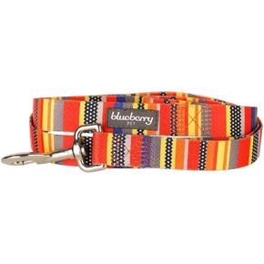 Blueberry Pet Essentials Durable Nautical Flags Inspired Designer Dog Leash 5 ft x 5/8", Small, Leashes for Dogs